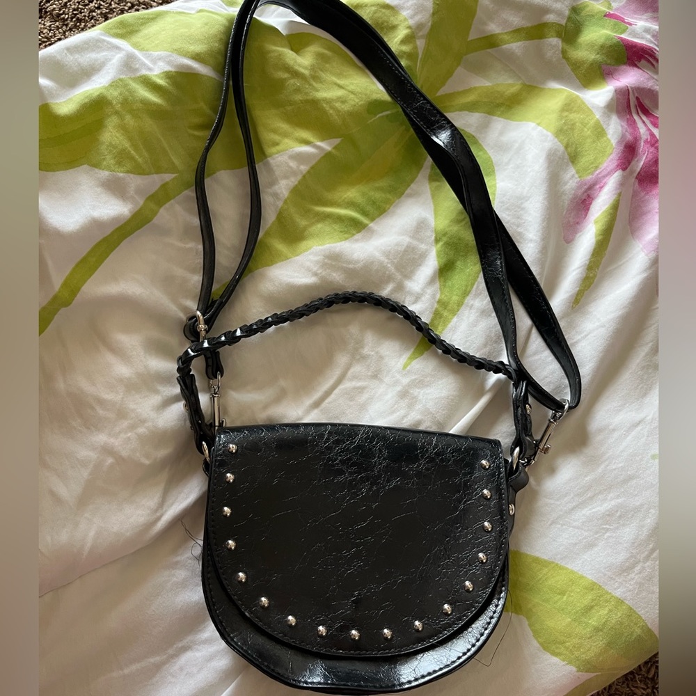 Black hand bag/ crossbody bag